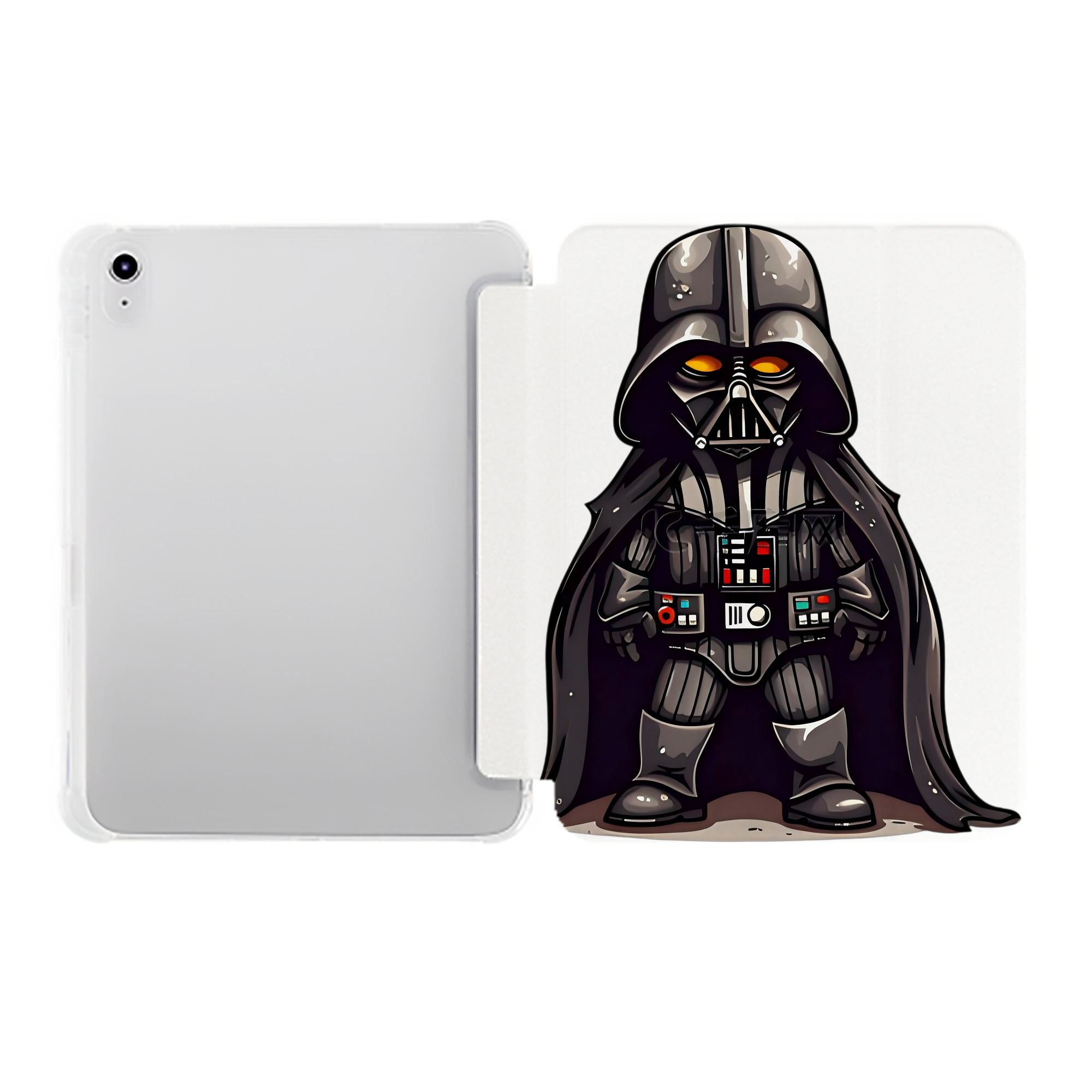 （画像用） スター・ウォーズ Star Wars IPad ケース ペン収納付き 三つ折りスタンド PUレザー×シリコン 対応機種9.5/10.5/10.9インチ
